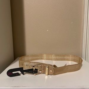 Brand new S/M gold colored belt womens